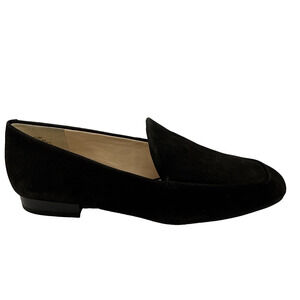 Nine West Women's Xalan Black Suede Loafer‎ Flat 5.5 M NWB